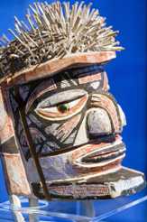 Sculpted Malagan head image